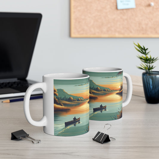 Canoeing Ceramic Mug