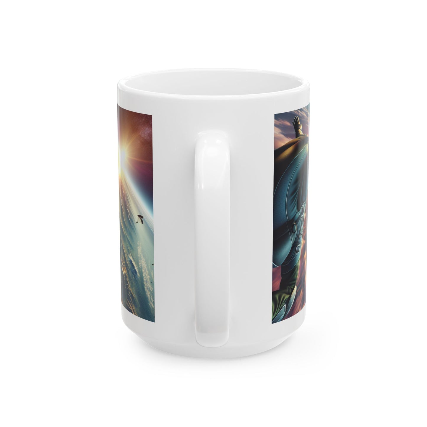 Sky Diving Ceramic Mug
