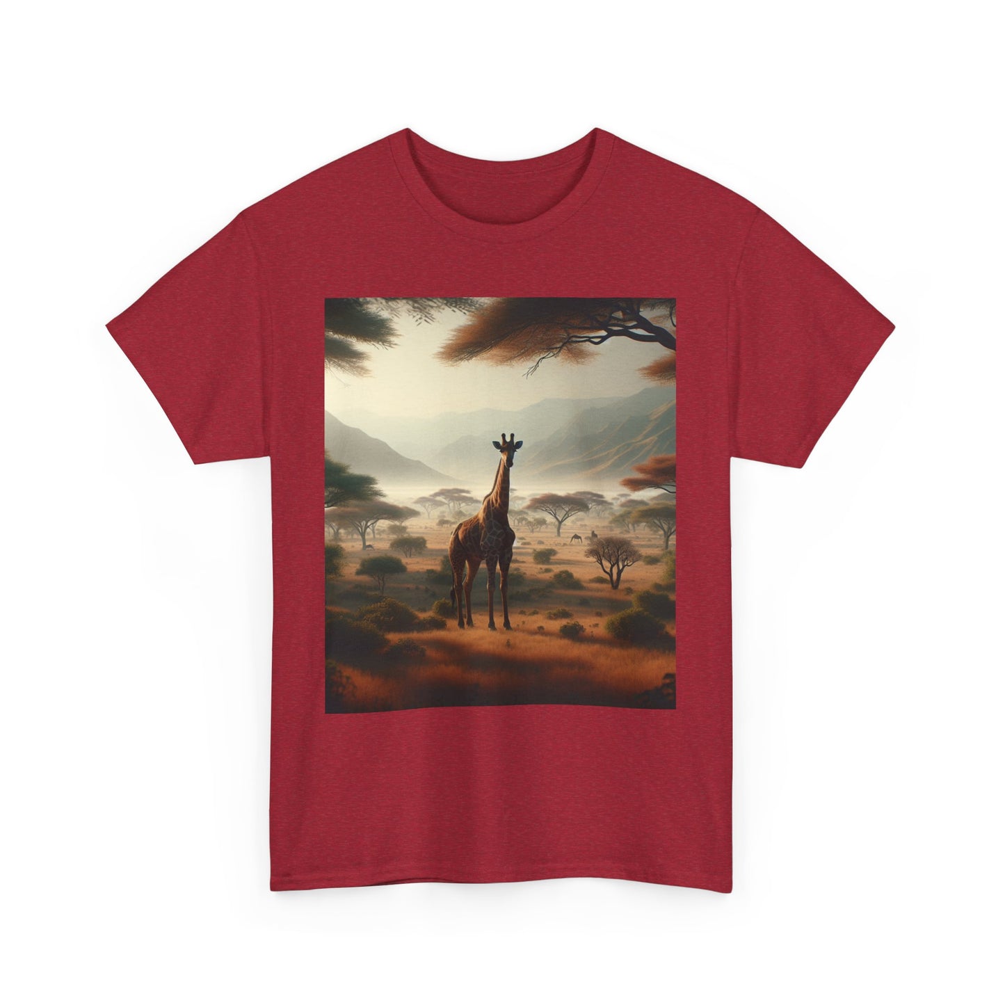 Giraffes Women's Heavy Cotton Tee