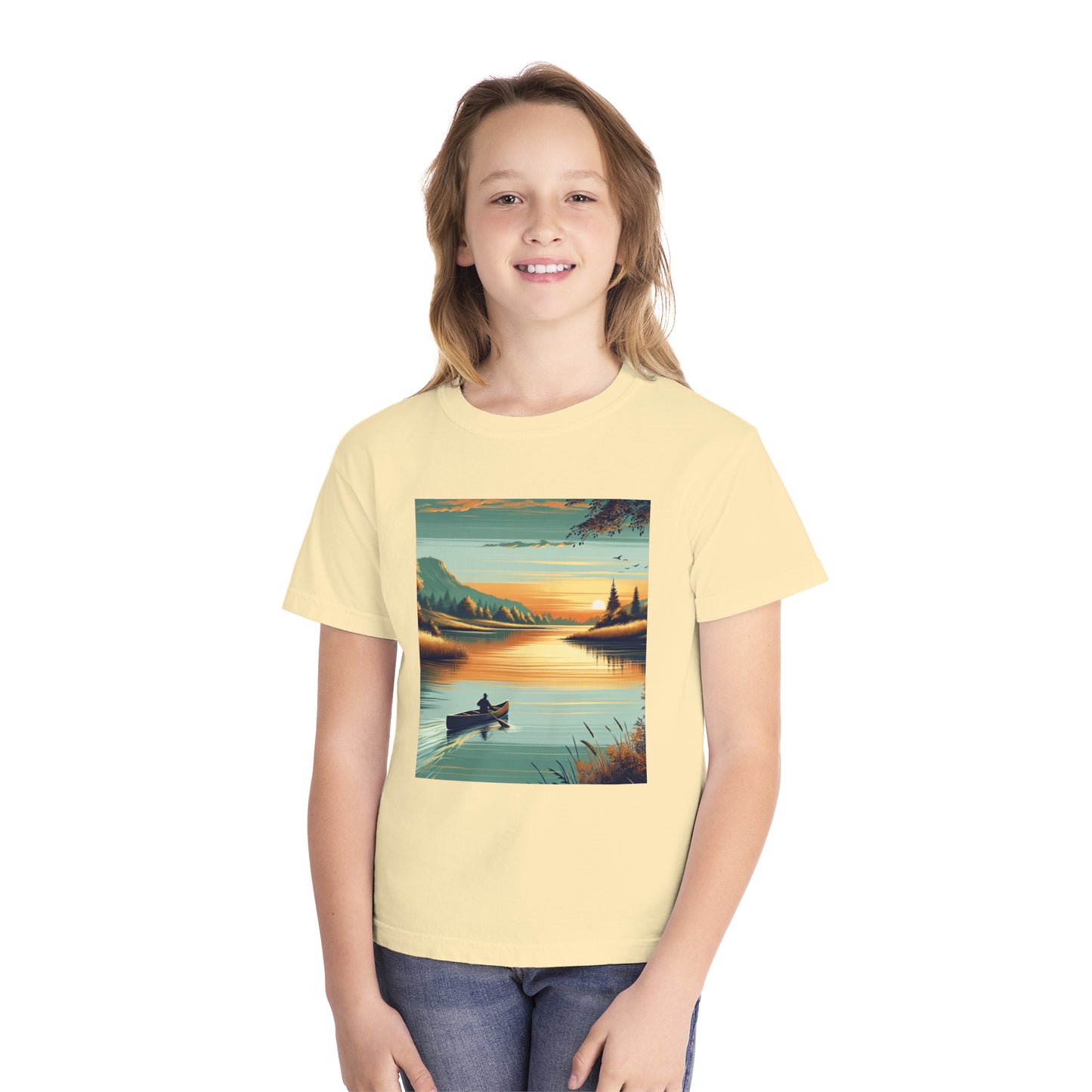 Canoeing Youth Midweight Tee