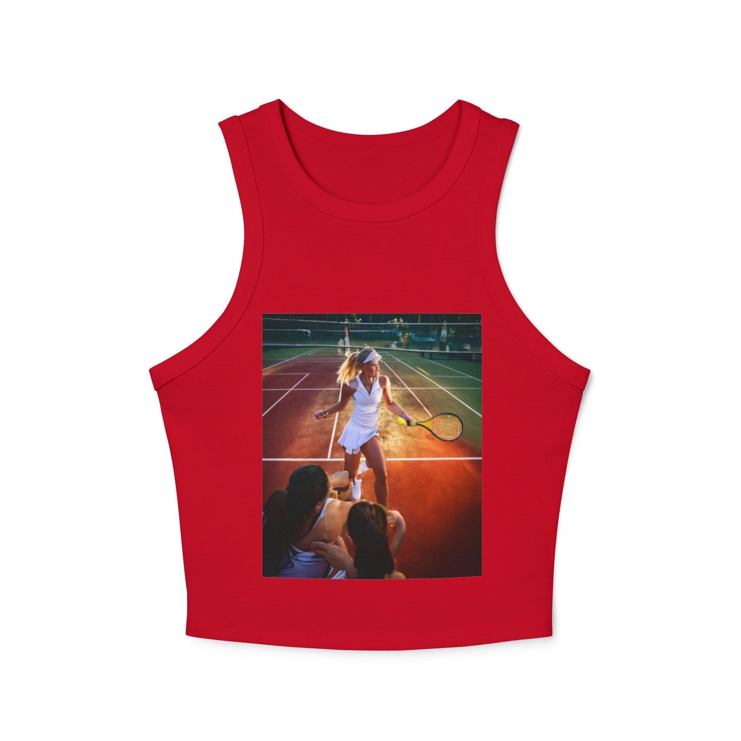 Tennis Women's Micro Rib Racer Tank Top