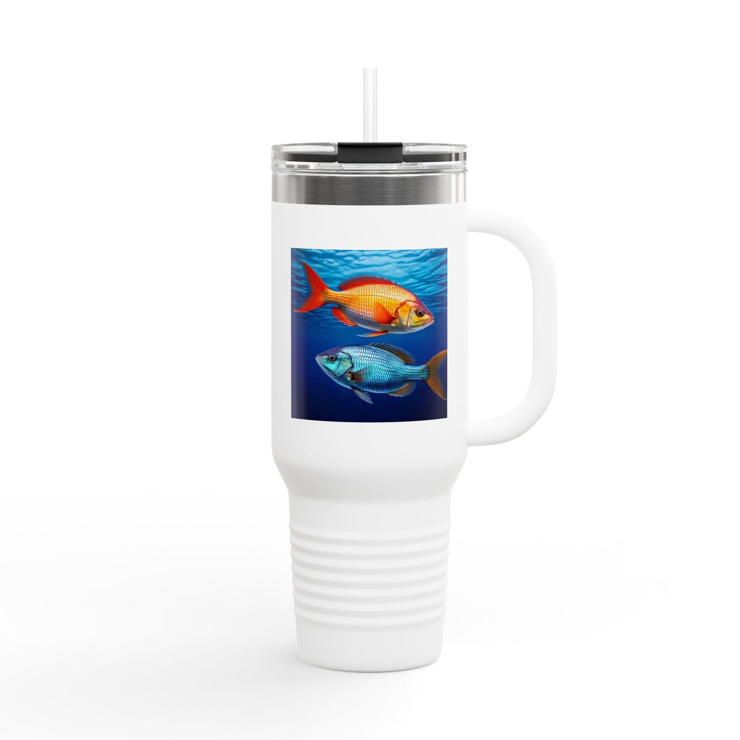 Pisces Insulated Travel Mug, 40oz, Perfect for Zodiac Fans, Coffee, Tea, Water