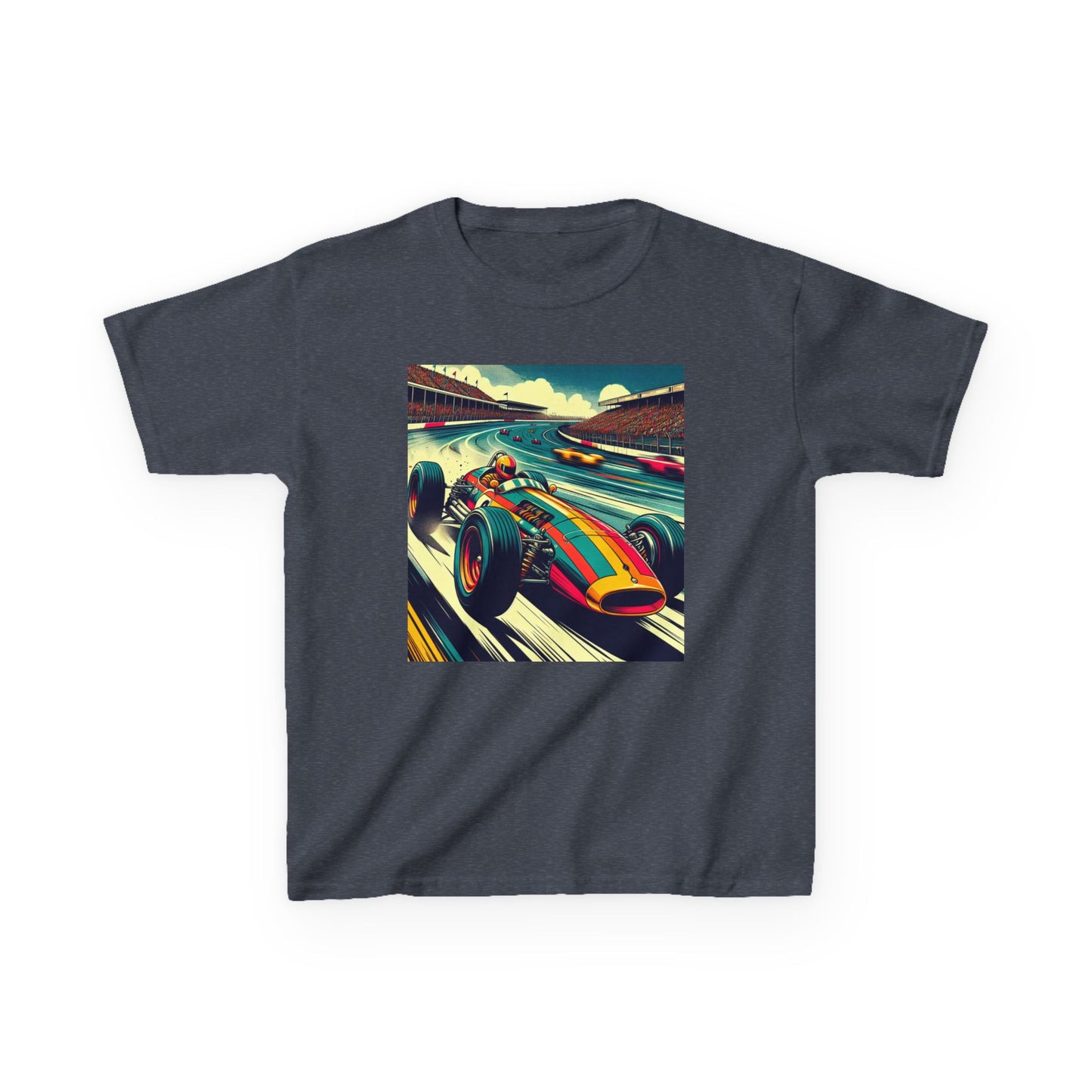 Vintage F1 Kids Tee, Birthday Gift, Everyday Wear, Reference Guide, Unique Design
