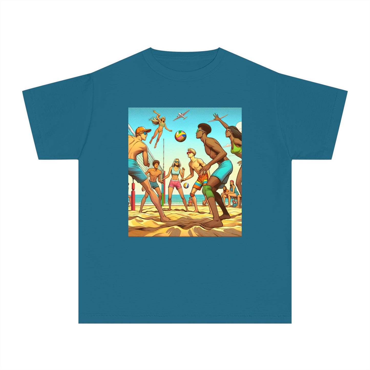 Volleyball Youth Midweight Tee