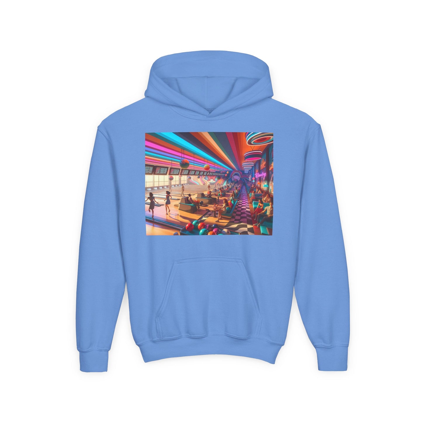 Bowling Youth Heavy Blend Hooded Sweatshirt