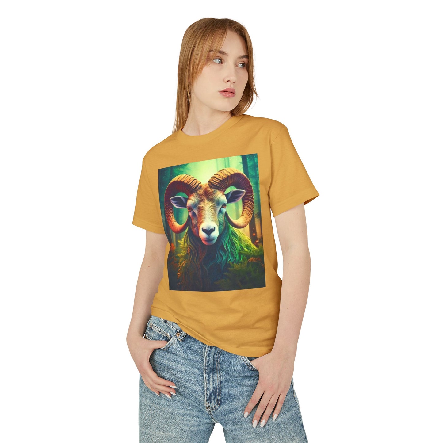 Aries Heavyweight Tee - Unisex Garment-Dyed Shirt
