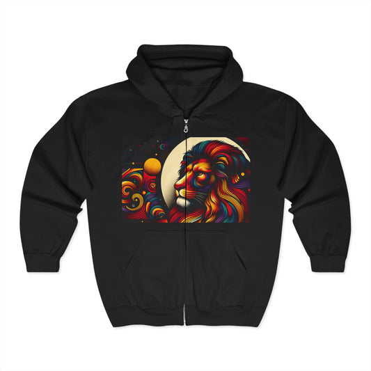 Leo Unisex Heavy Blend™ Full Zip Hooded Sweatshirt