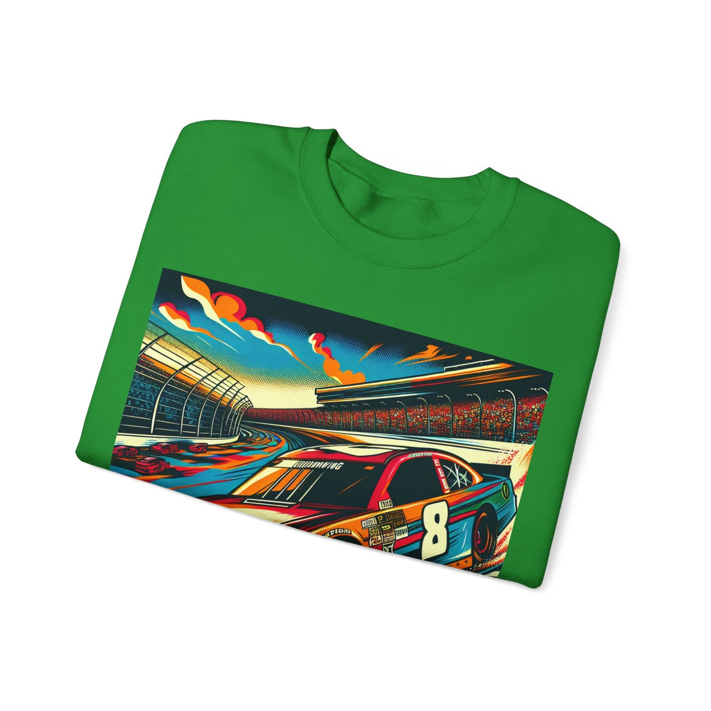 Race Car Crewneck Sweatshirt | Racing Apparel, Unisex Sweatshirt, Nascar Gift, Motorsports Clothing, Car Enthusiasts Sweatshirt