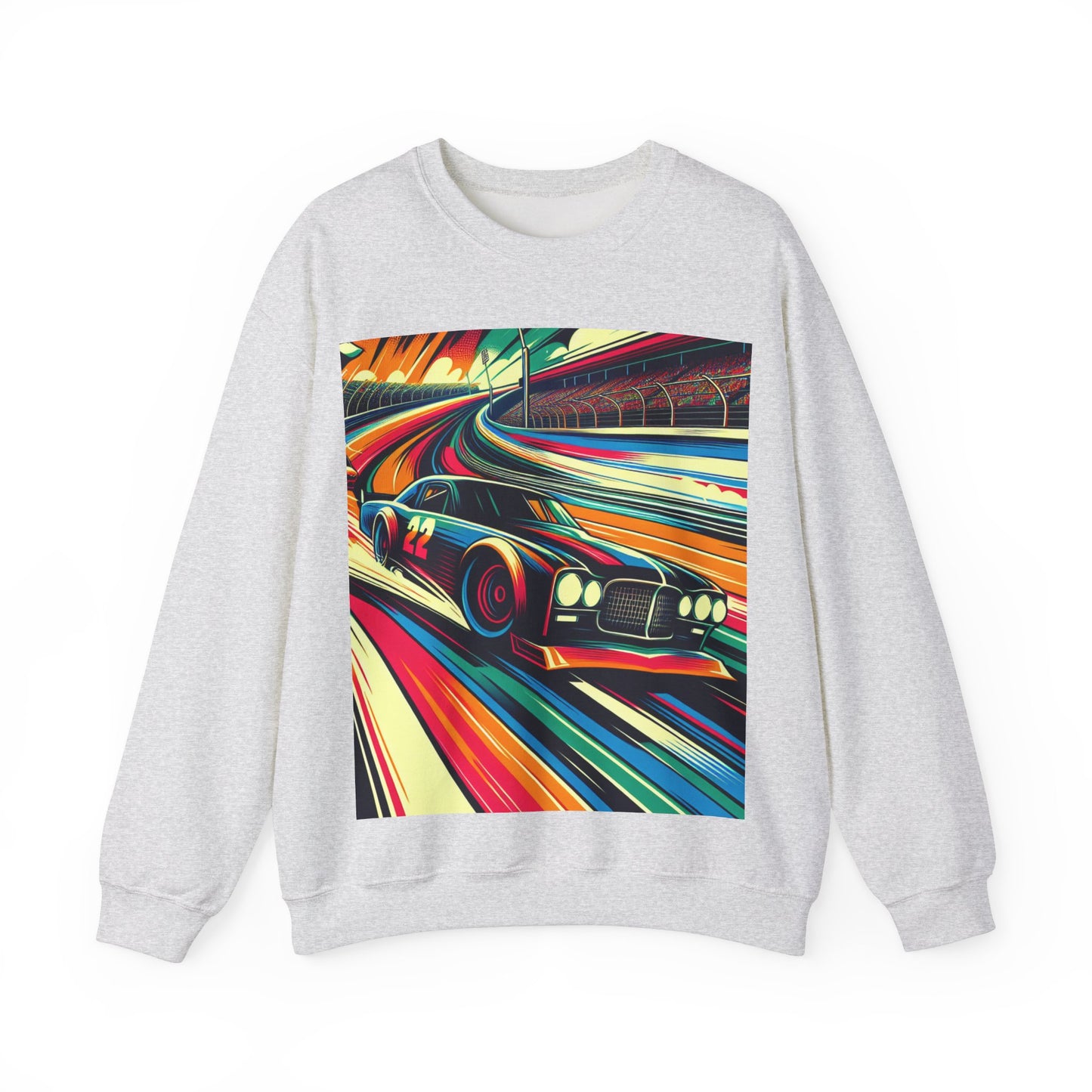 Race Car Crewneck Sweatshirt | Racing Apparel, Unisex Sweatshirt, NASCAR Gift, Motorsports Clothing, Car Enthusiasts Sweatshirt