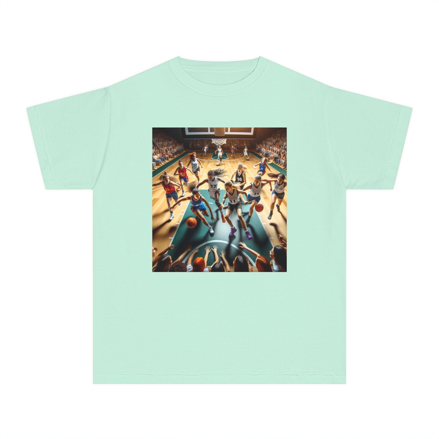 Basketball Youth Midweight Tee