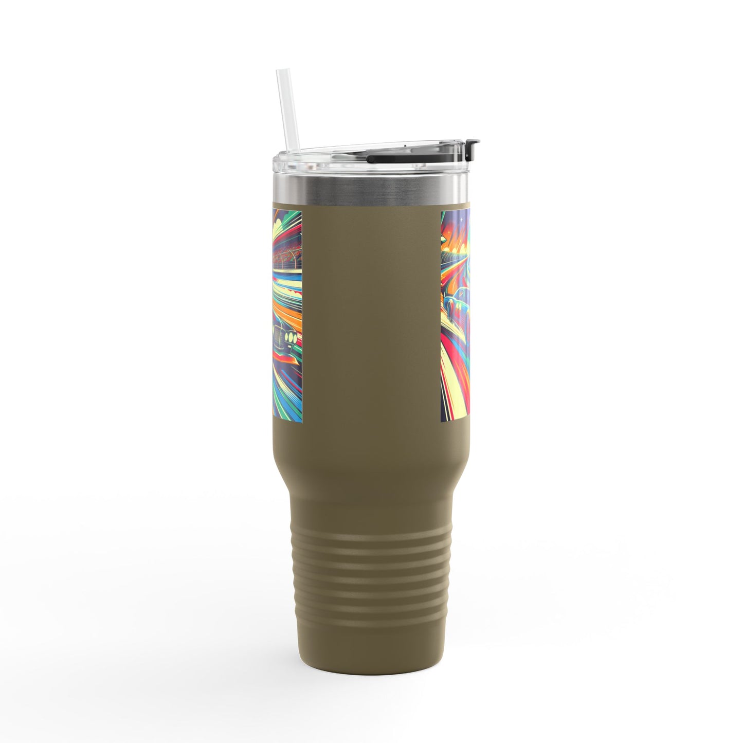 Vintage NASCAR Insulated Travel Mug, 40oz, Perfect for Fans, Sports Events, Coffee, Tea, Water