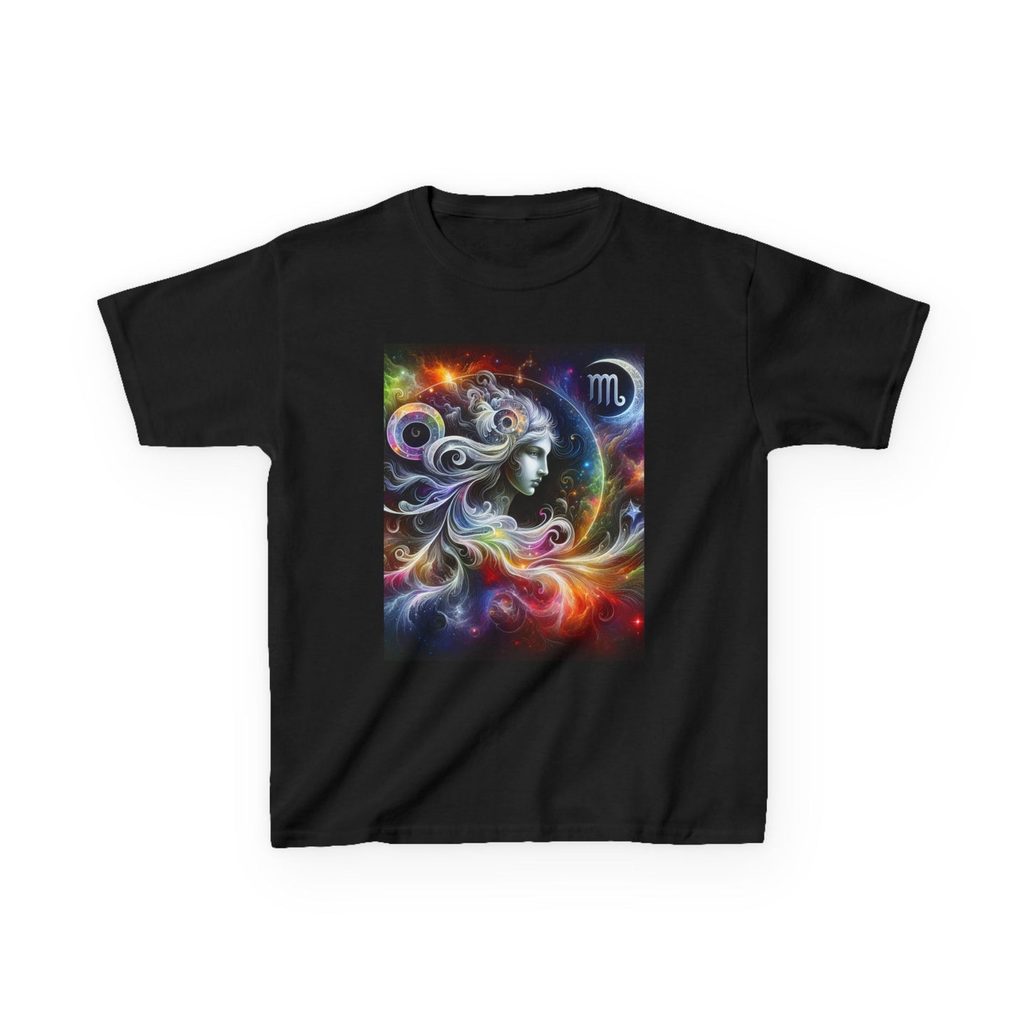 Virgo Horoscope Kids Tee - Cosmic Zodiac T-Shirt for Astrology Lovers, Birthday Gift, Everyday Wear, Reference Guide, Unique Design