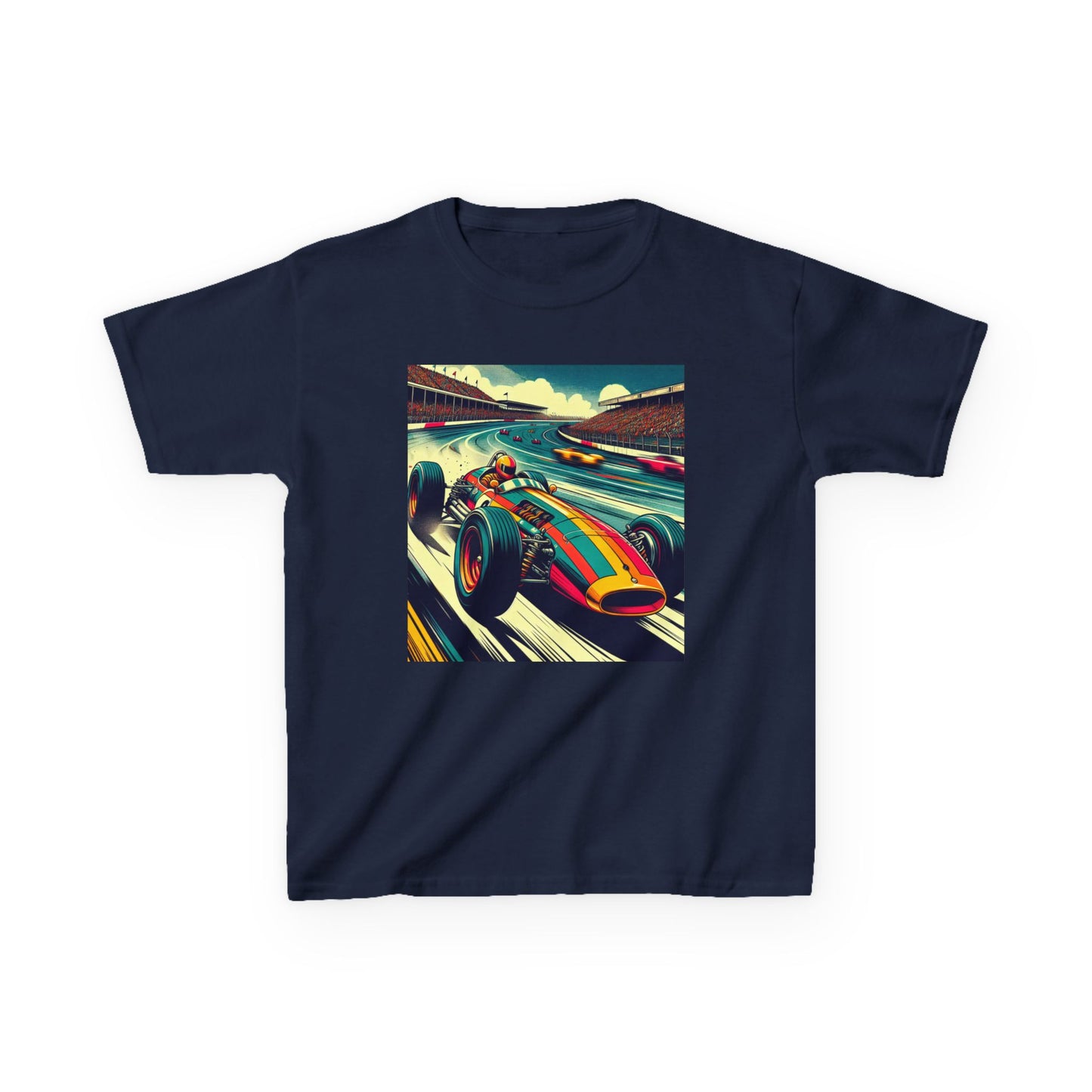 Vintage F1 Kids Tee, Birthday Gift, Everyday Wear, Reference Guide, Unique Design