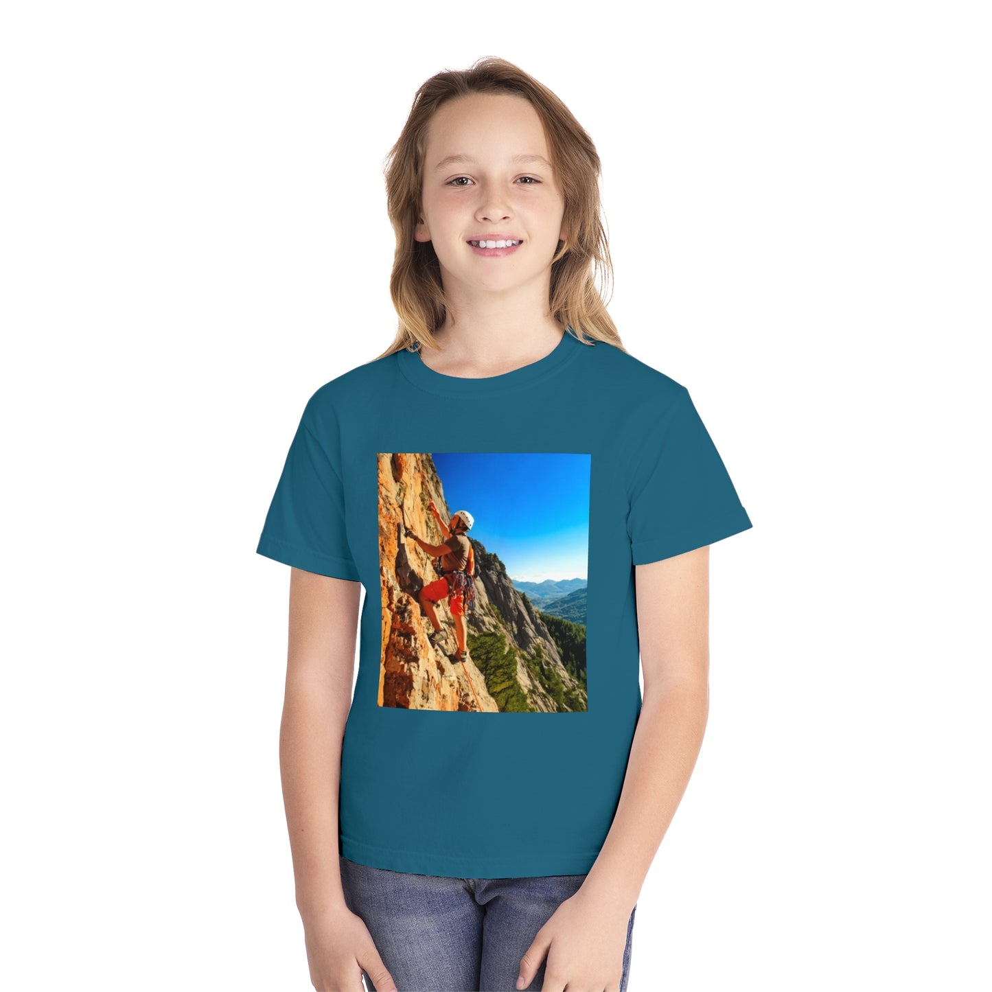 Rock Climbing Youth Midweight Tee