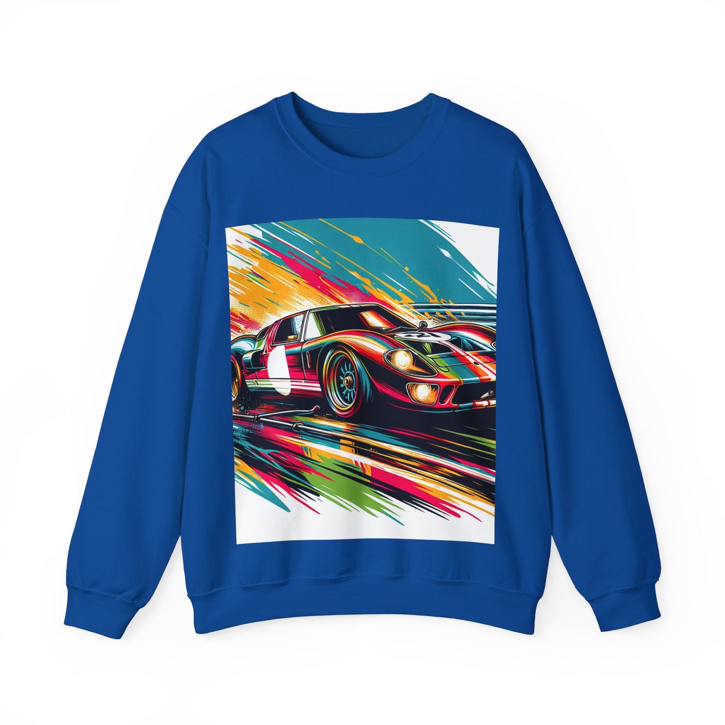 Race Car Crewneck Sweatshirt | Racing Apparel, Unisex Sweatshirt, Nascar Gift, Motorsports Clothing, Car Enthusiasts Sweatshirt
