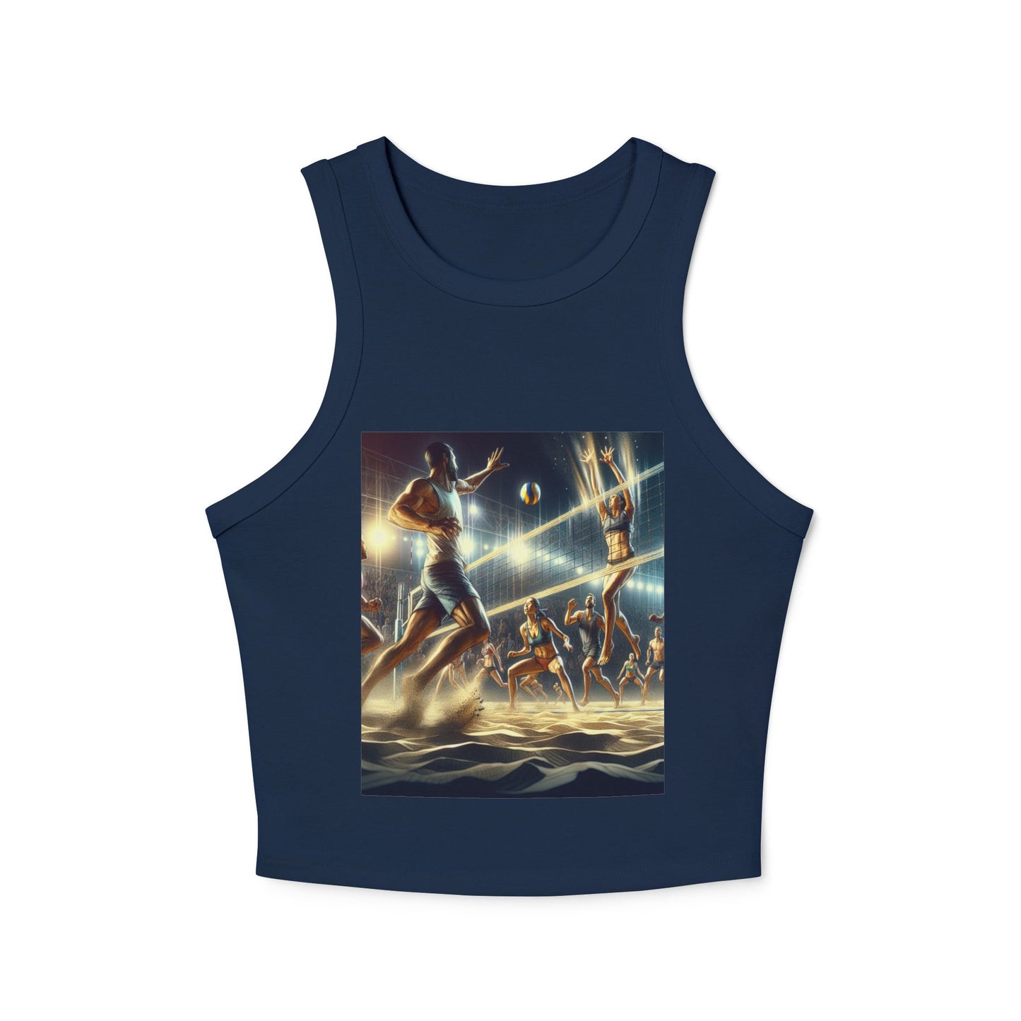 Volleyball Women's Micro Rib Racer Tank Top