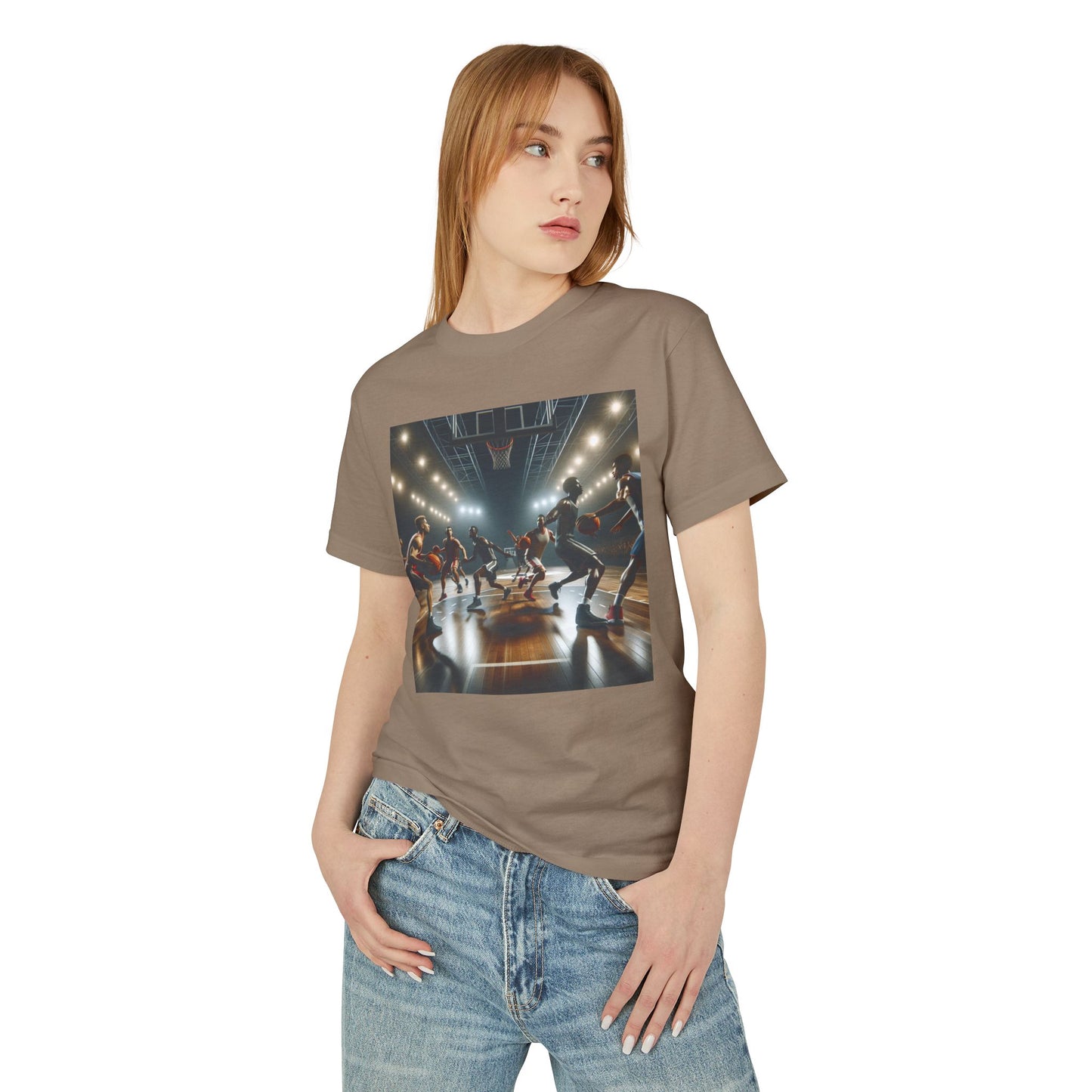 Basketball Heavyweight Tee - Unisex Garment-Dyed Shirt