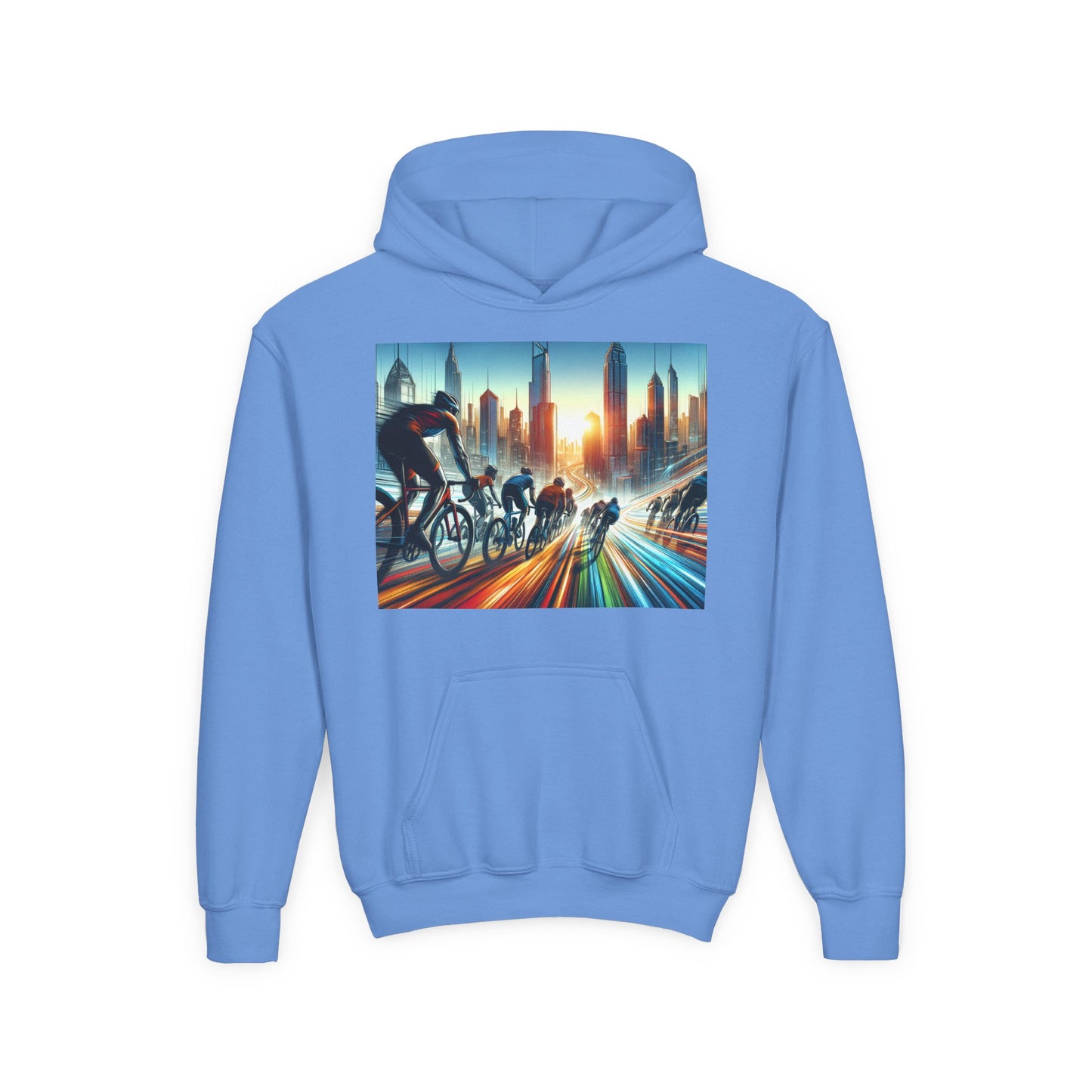 Cycling Youth Hoodie - Heavy Blend Sweatshirt
