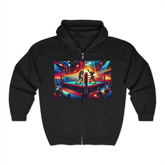 Boxing Unisex Heavy Blend™ Full Zip Hooded Sweatshirt