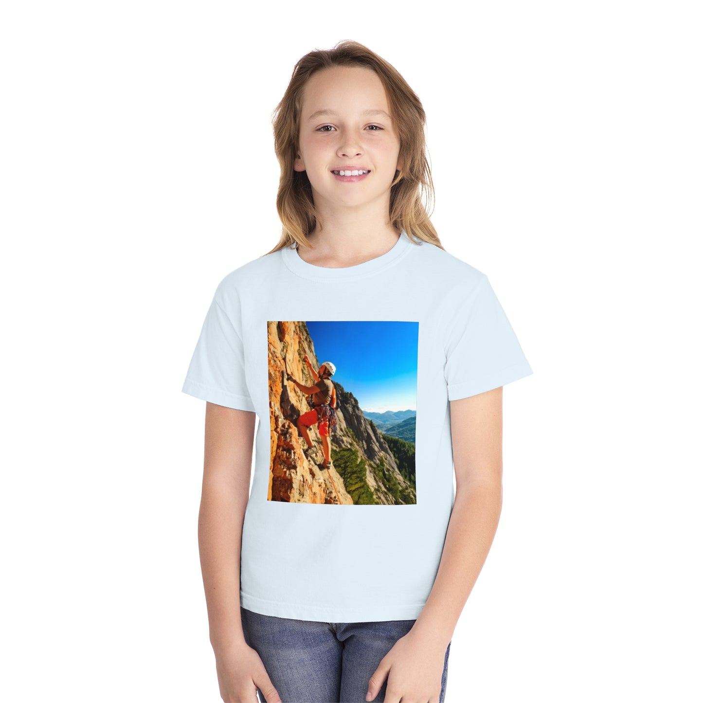 Rock Climbing Youth Midweight Tee