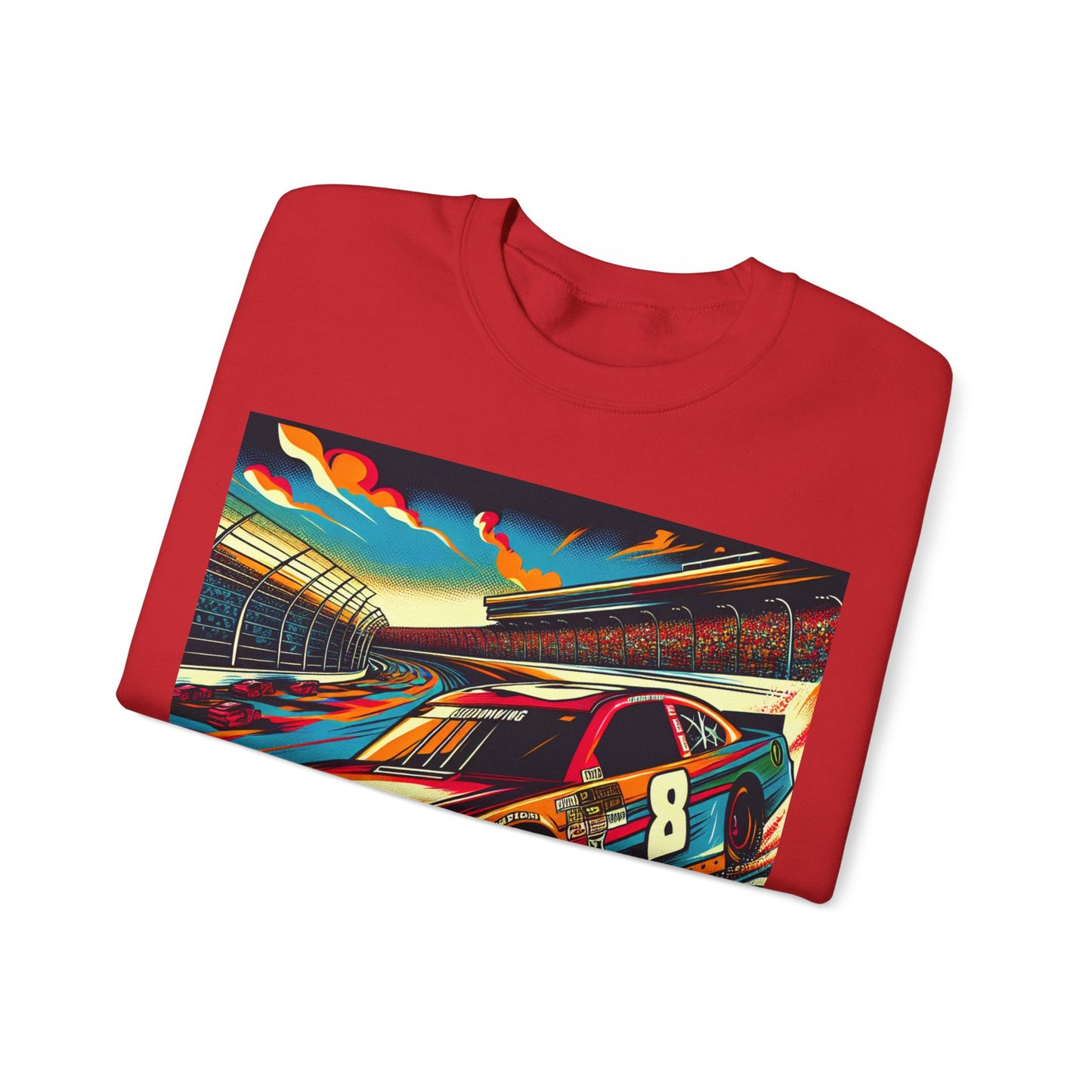 Race Car Crewneck Sweatshirt | Racing Apparel, Unisex Sweatshirt, Nascar Gift, Motorsports Clothing, Car Enthusiasts Sweatshirt