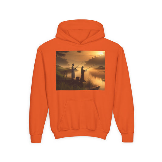 Fishing Youth Hoodie - Heavy Blend Sweatshirt