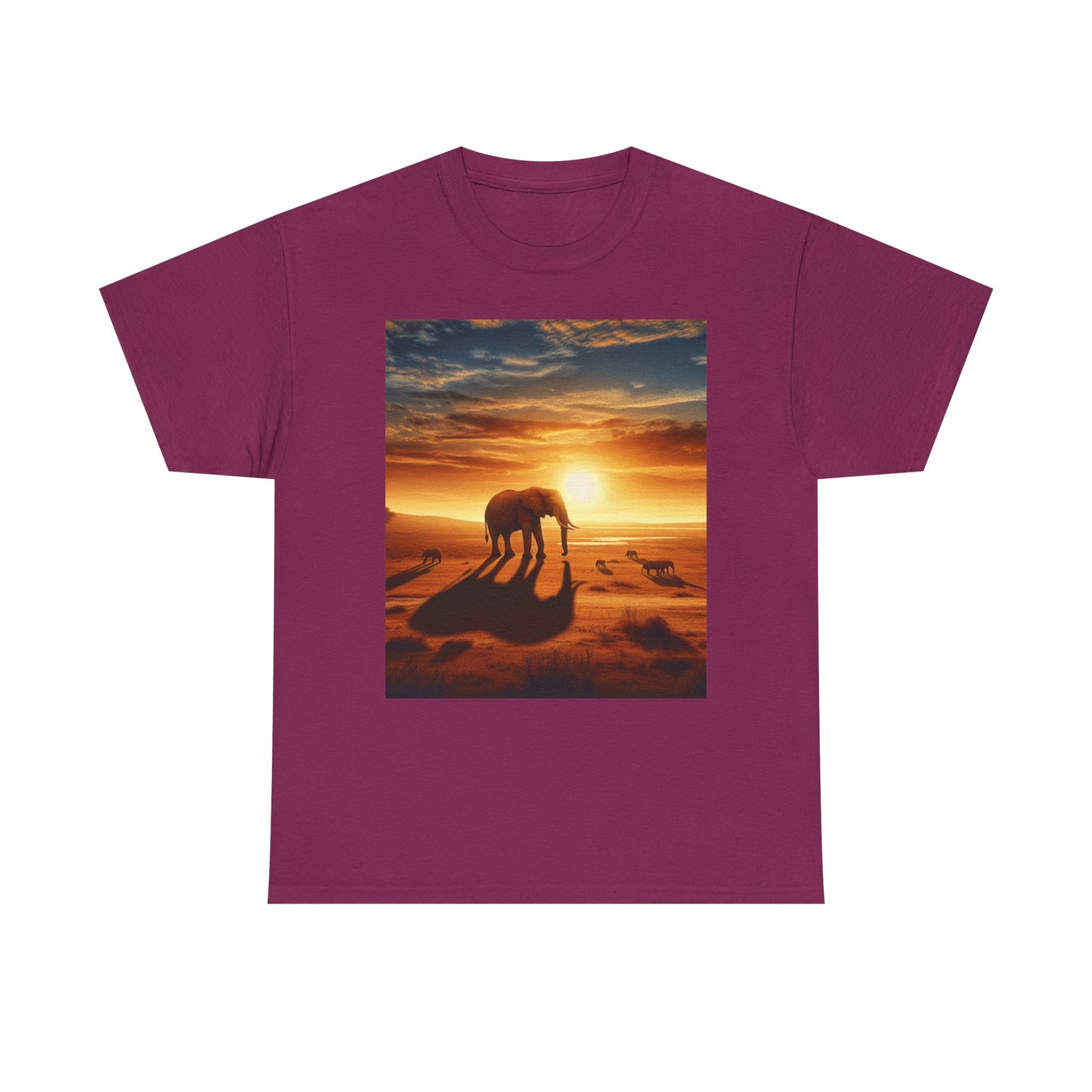 Elephants Women's Heavy Cotton Tee