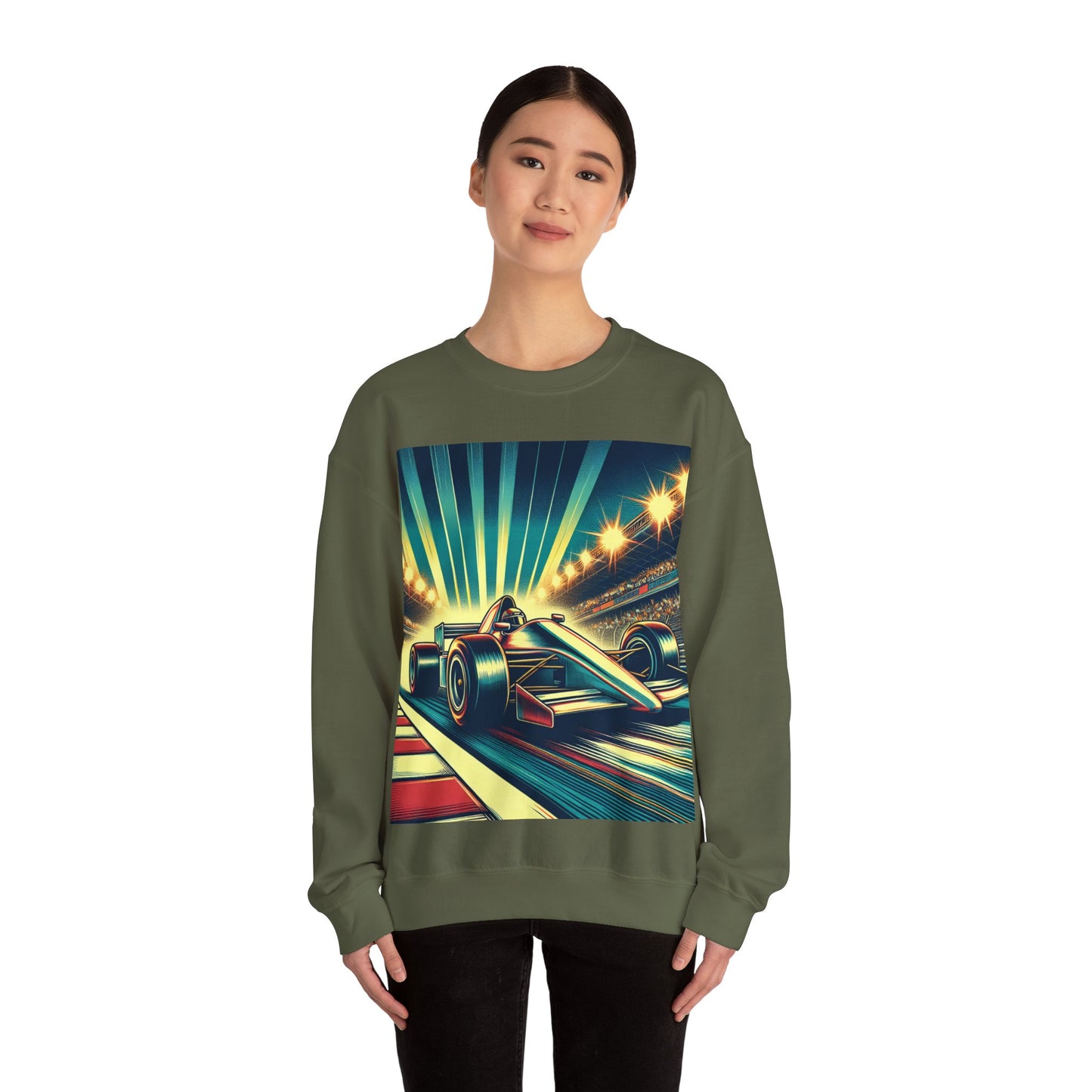 Race Car Crewneck Sweatshirt | Racing Apparel, Unisex Sweatshirt, F1 Gift, Motorsports Clothing, Car Enthusiasts Sweatshirt