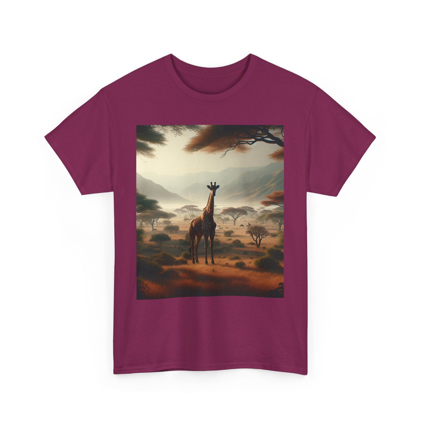 Giraffes Women's Heavy Cotton Tee
