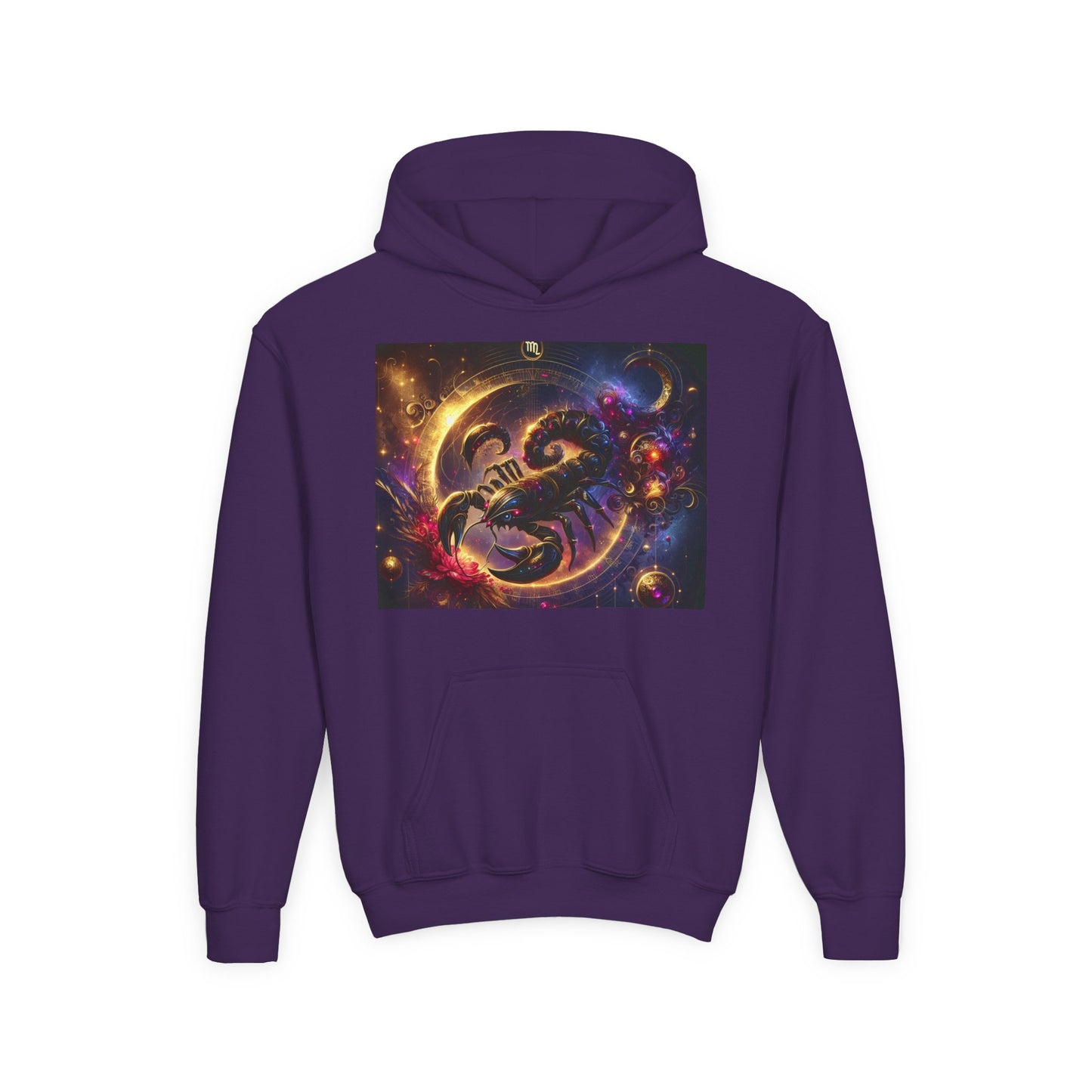 Scorpio Youth Hoodie - Heavy Blend Sweatshirt