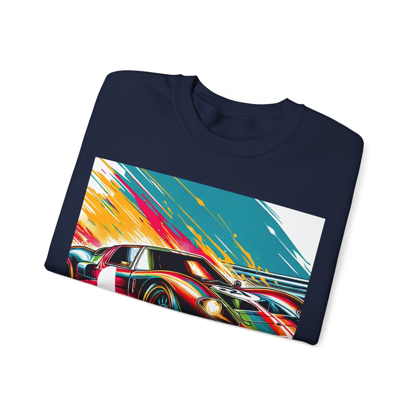Race Car Crewneck Sweatshirt | Racing Apparel, Unisex Sweatshirt, Nascar Gift, Motorsports Clothing, Car Enthusiasts Sweatshirt