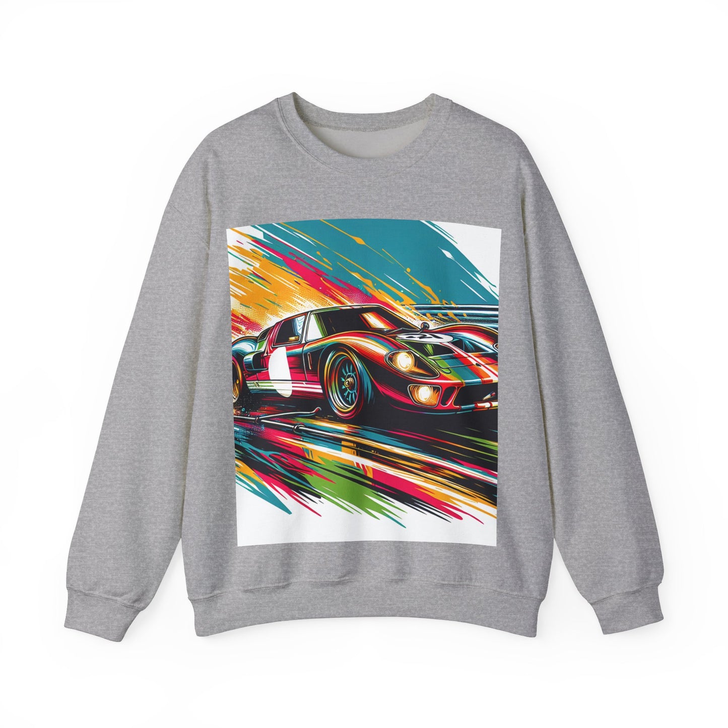 Race Car Crewneck Sweatshirt | Racing Apparel, Unisex Sweatshirt, Nascar Gift, Motorsports Clothing, Car Enthusiasts Sweatshirt