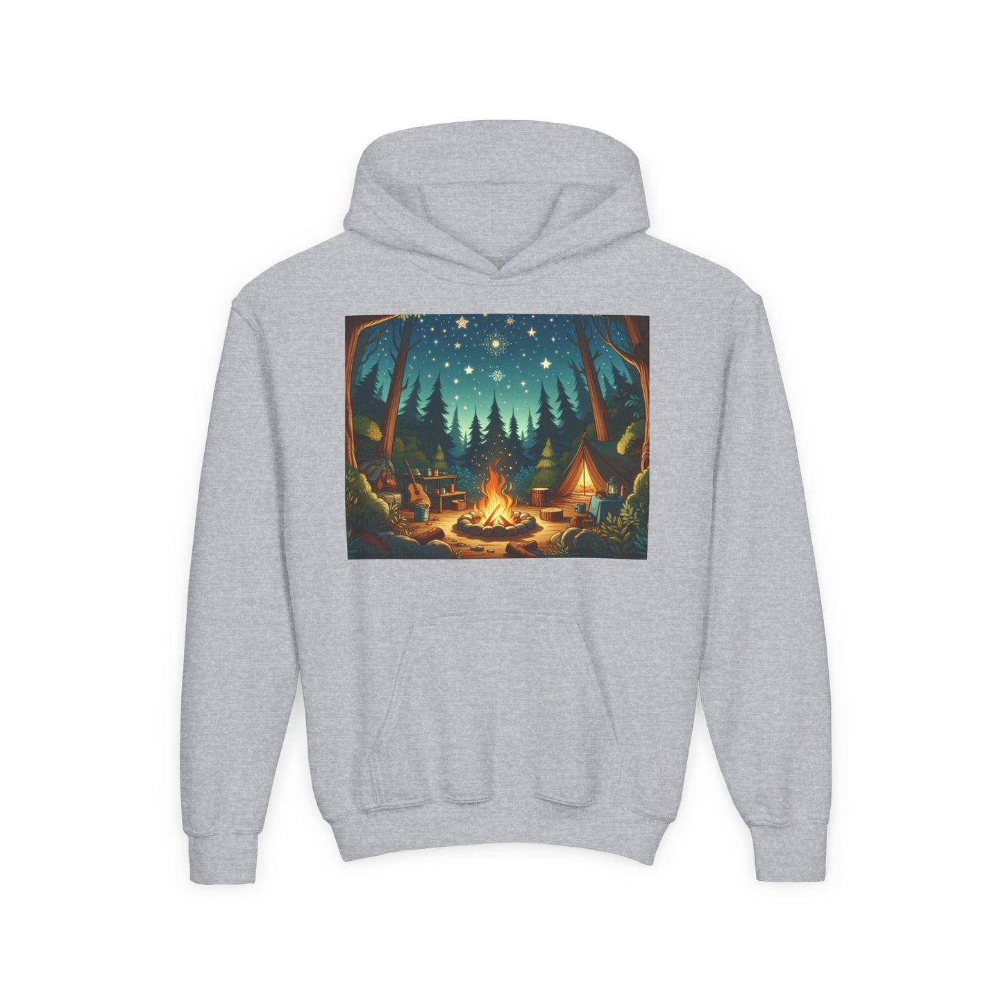 Camping Youth Hoodie - Heavy Blend Sweatshirt