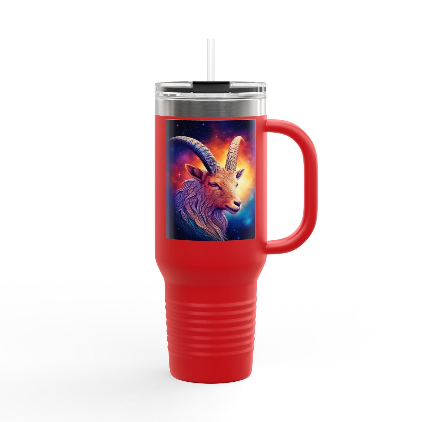 Capricorn Insulated Travel Mug, 40oz, Perfect for Zodiac Fans, Coffee, Tea, Water