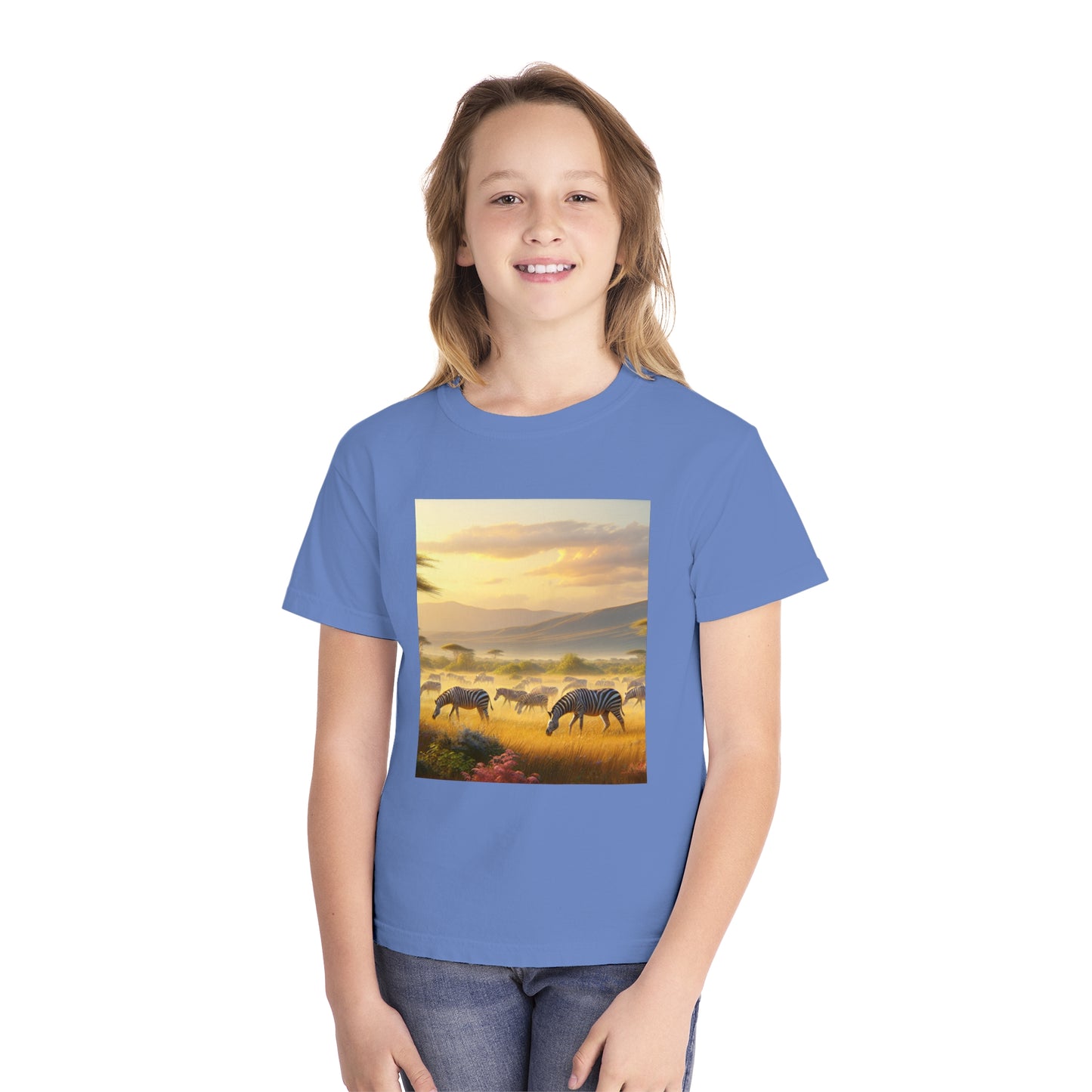 Zebras Youth Midweight Tee