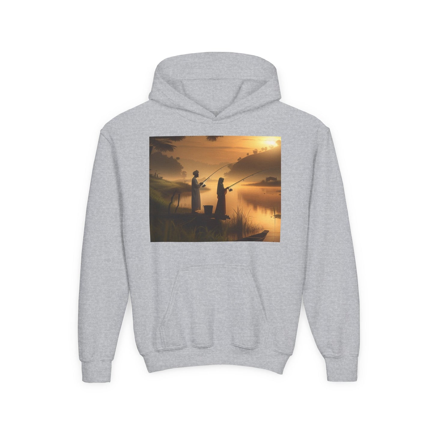 Fishing Youth Hoodie - Heavy Blend Sweatshirt