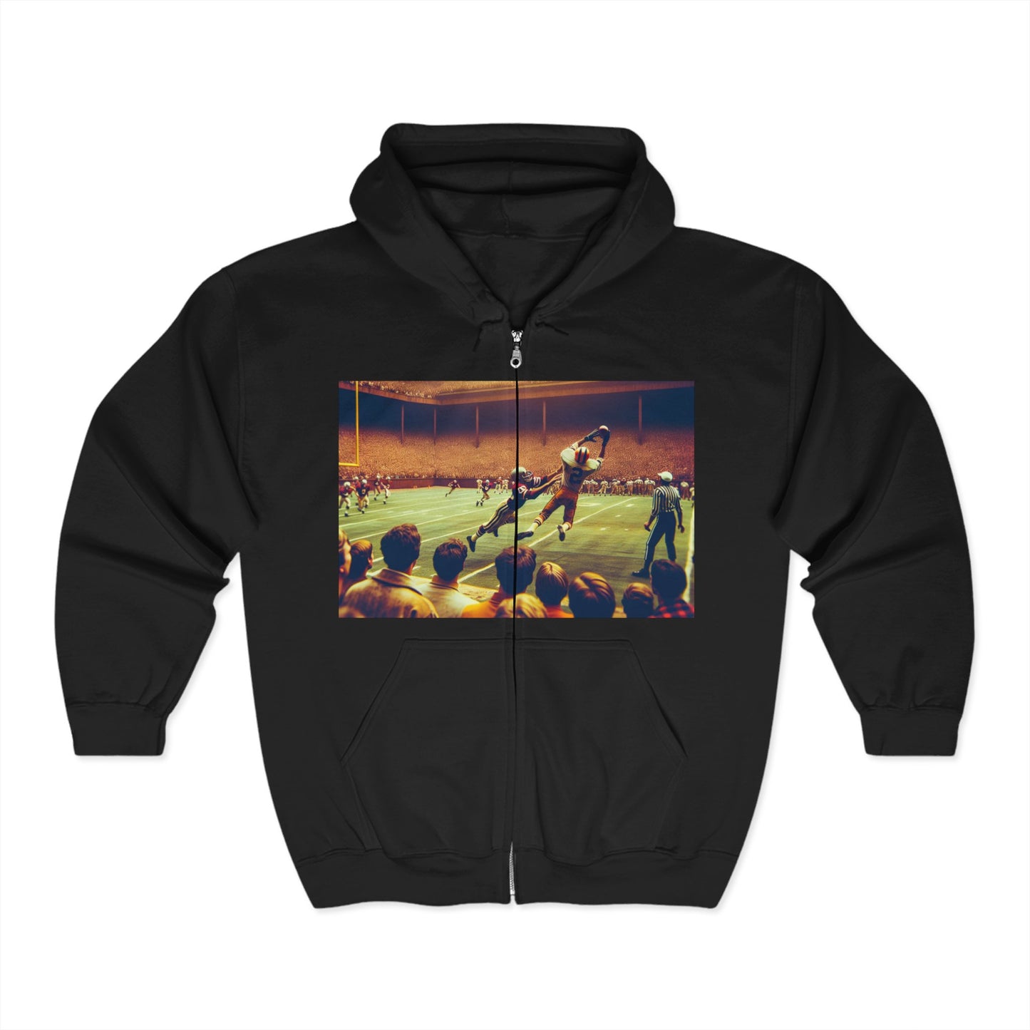 Football Unisex Heavy Blend™ Full Zip Hooded Sweatshirt