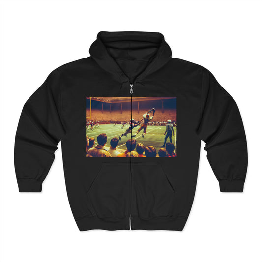Football Unisex Heavy Blend™ Full Zip Hooded Sweatshirt