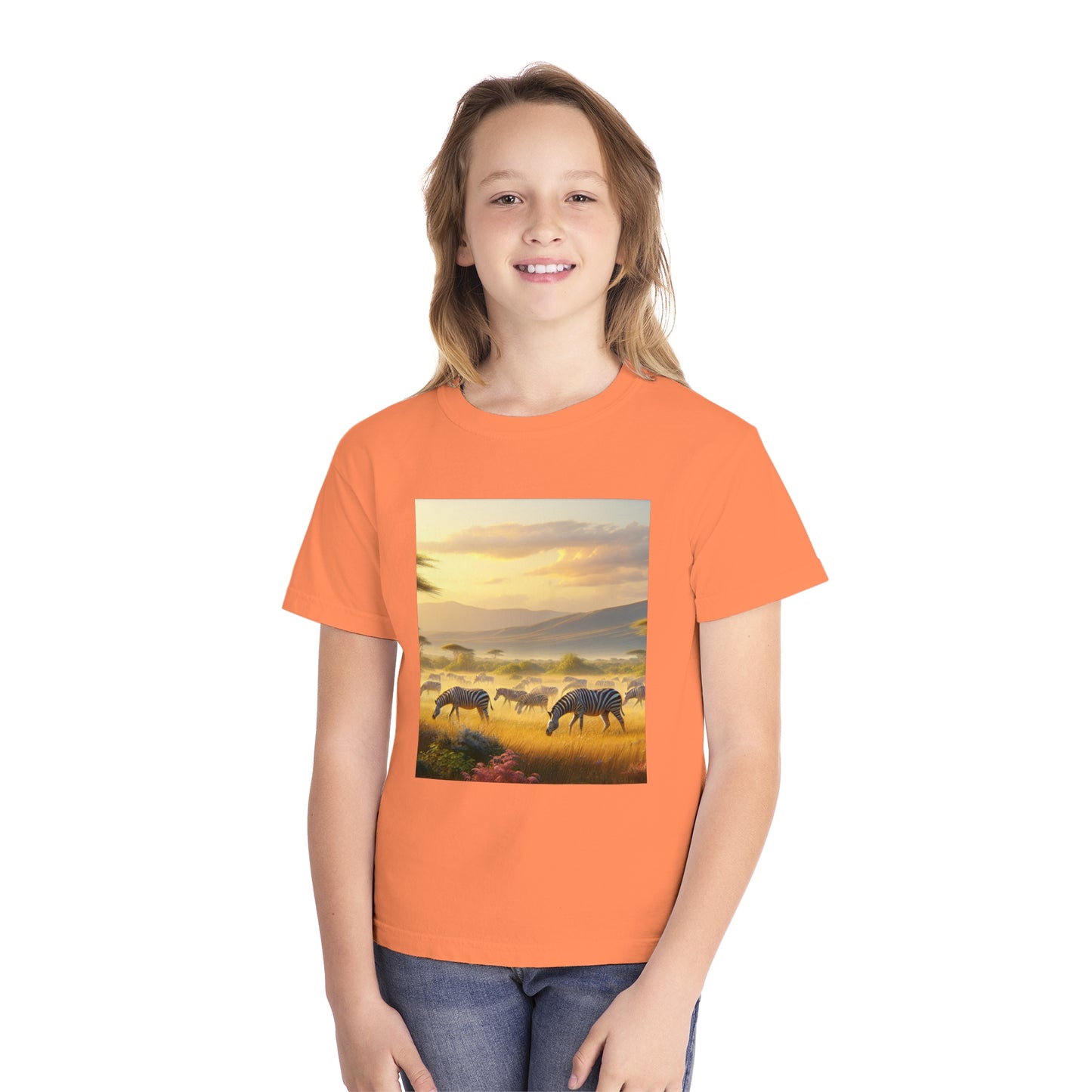 Zebras Youth Midweight Tee