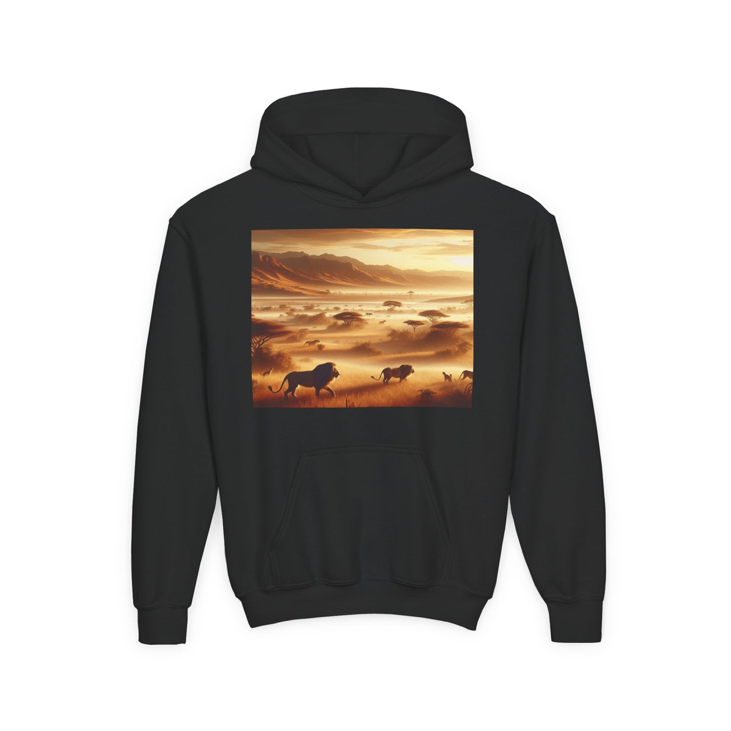 Lions Youth Hoodie - Heavy Blend Sweatshirt