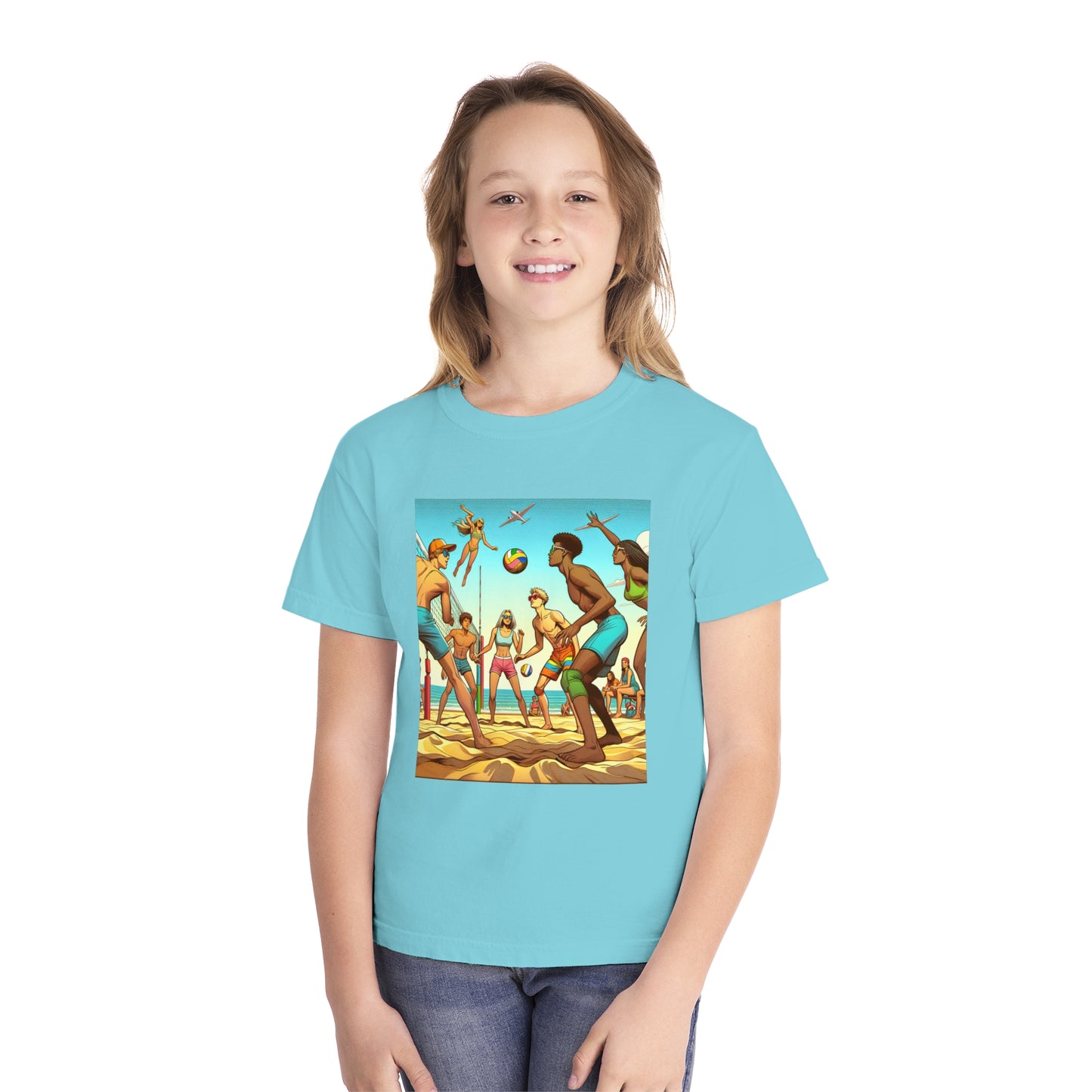 Volleyball Youth Midweight Tee