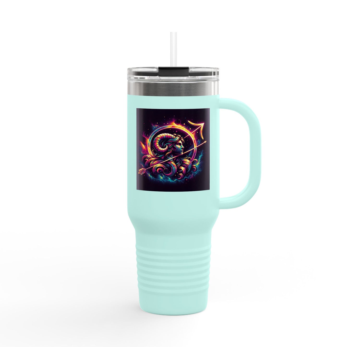 Sagittarius Insulated Travel Mug, 40oz, Perfect for Zodiac Fans, Coffee, Tea, Water