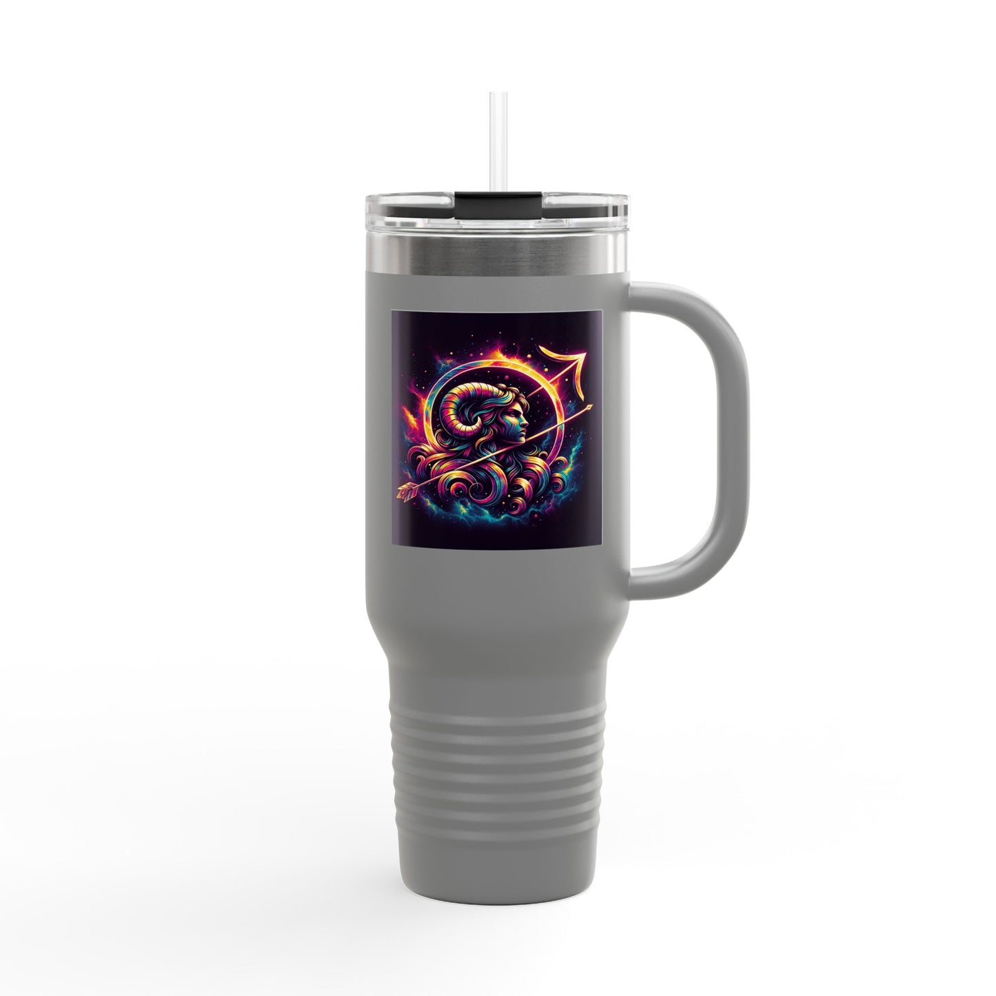 Sagittarius Insulated Travel Mug, 40oz, Perfect for Zodiac Fans, Coffee, Tea, Water