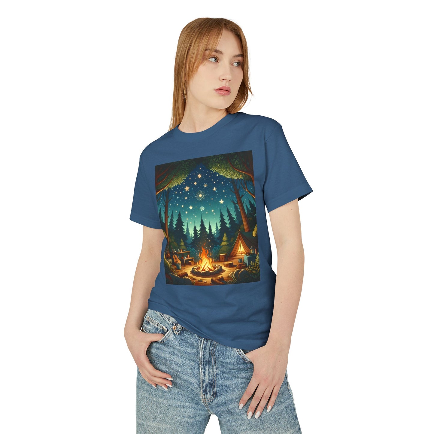Camping Heavyweight Tee - Unisex Garment-Dyed Shirt