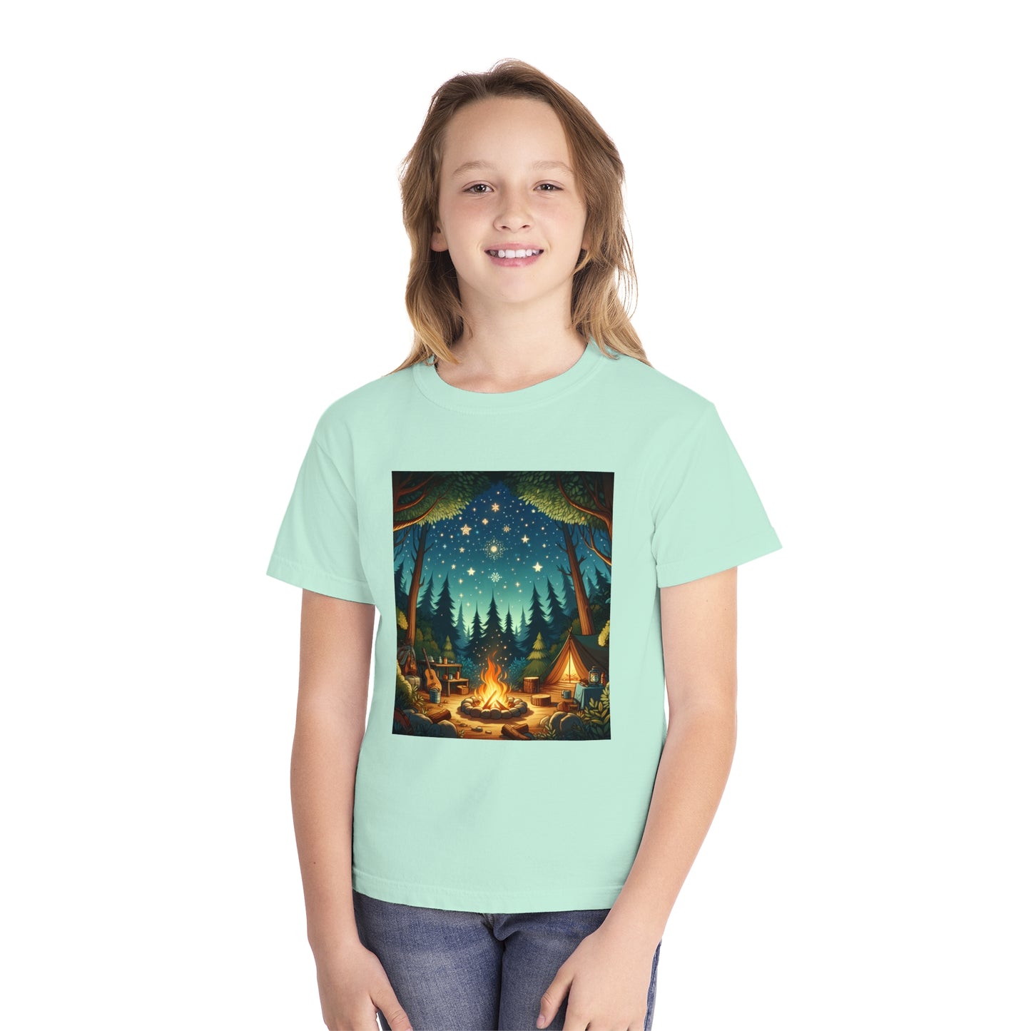 Camping Youth Midweight Tee