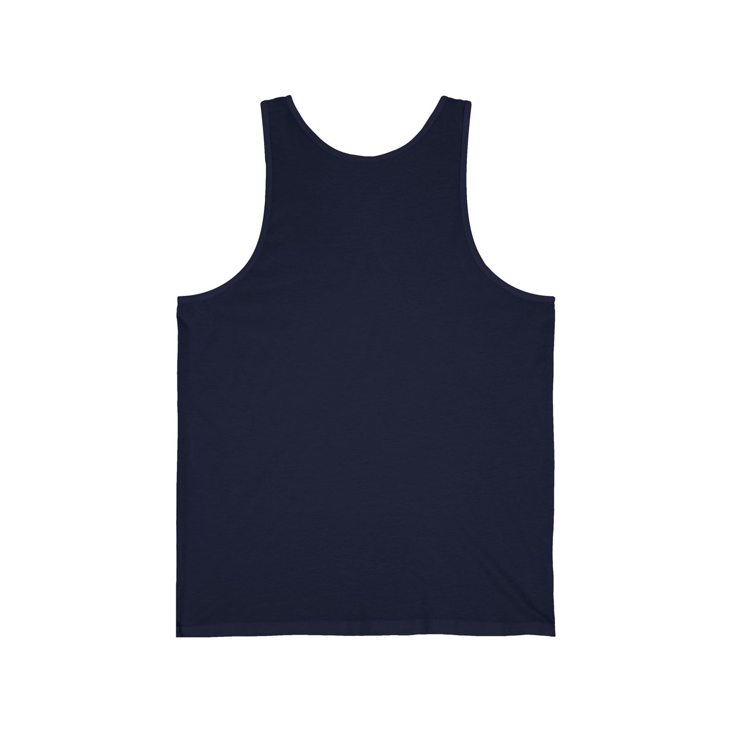 Camping Unisex Jersey Tank Top - Perfect for Festivals & Casual Wear