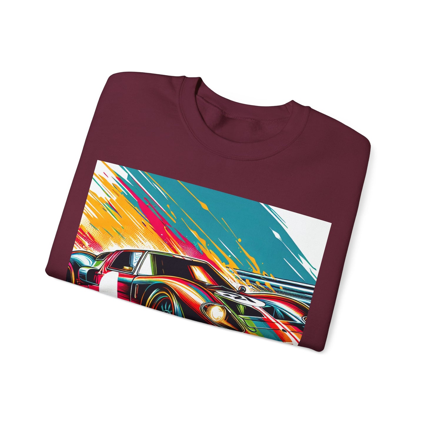 Race Car Crewneck Sweatshirt | Racing Apparel, Unisex Sweatshirt, Nascar Gift, Motorsports Clothing, Car Enthusiasts Sweatshirt