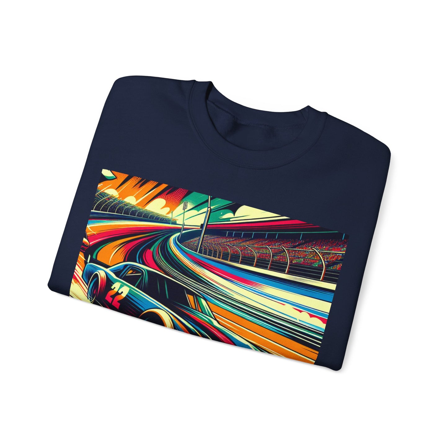 Race Car Crewneck Sweatshirt | Racing Apparel, Unisex Sweatshirt, NASCAR Gift, Motorsports Clothing, Car Enthusiasts Sweatshirt