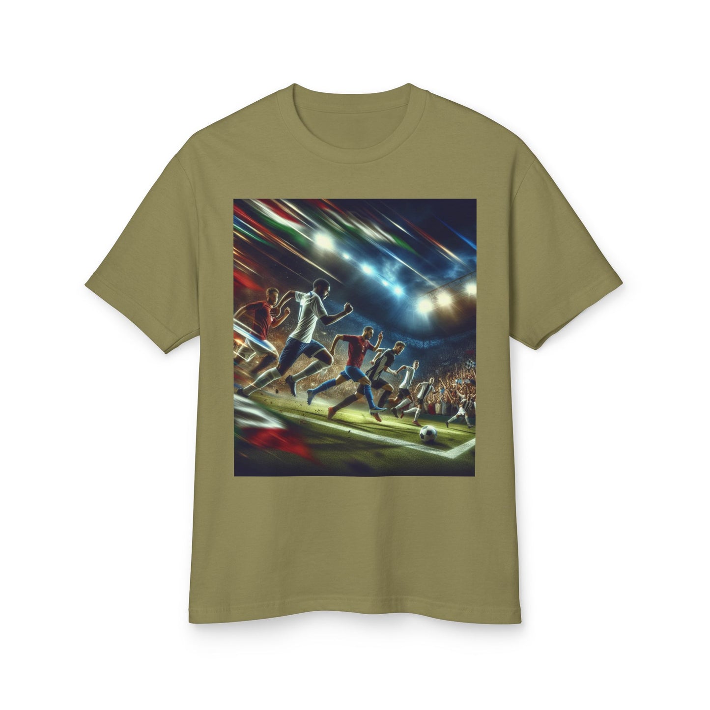 Soccer Heavyweight Tee - Unisex Garment-Dyed Shirt