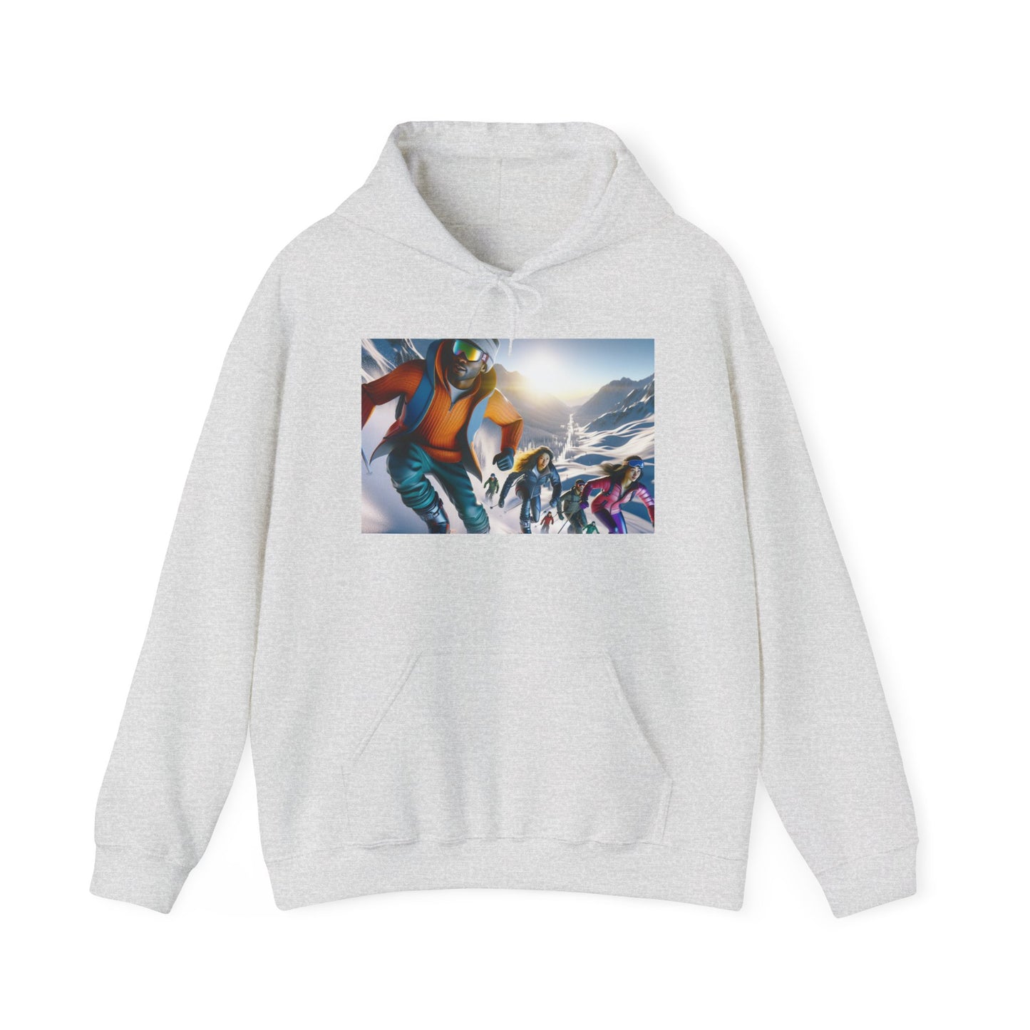 Skiing Unisex Hoodie - Sports Team Vibes